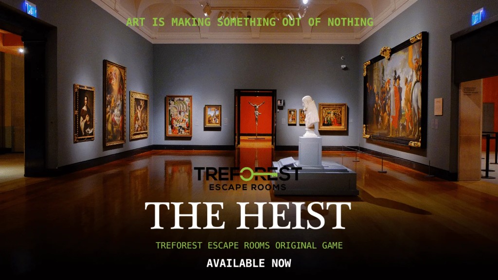 The Heist escape room at Treforest Escape Rooms near Cardiff